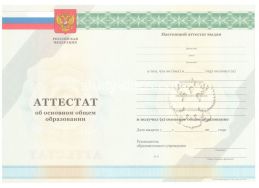 Аттестат за 9 класс 2011-2012 в Батайске